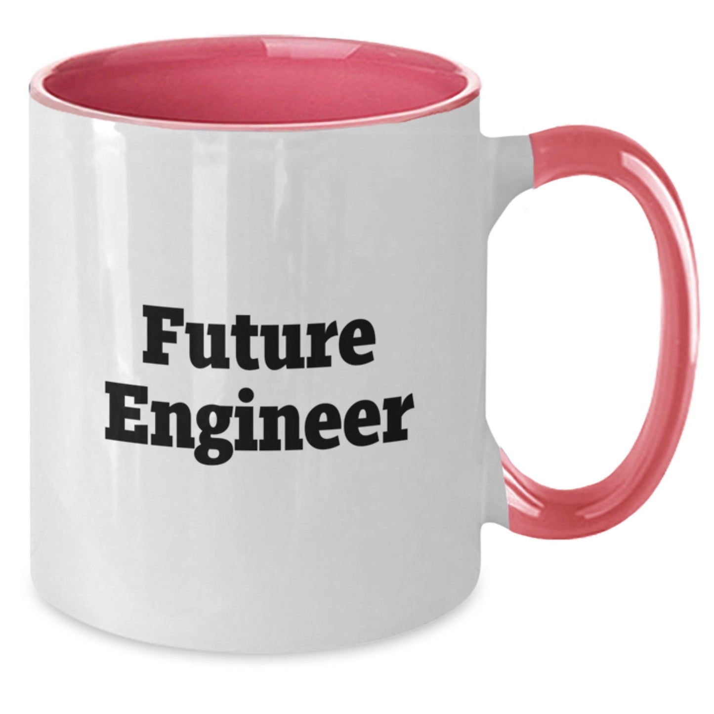 Funny Gifts from Friends to Future Engineer Christmas Unique Mugs Two Tone Coffee Mug with Inspirational Quote - The Buy Boom