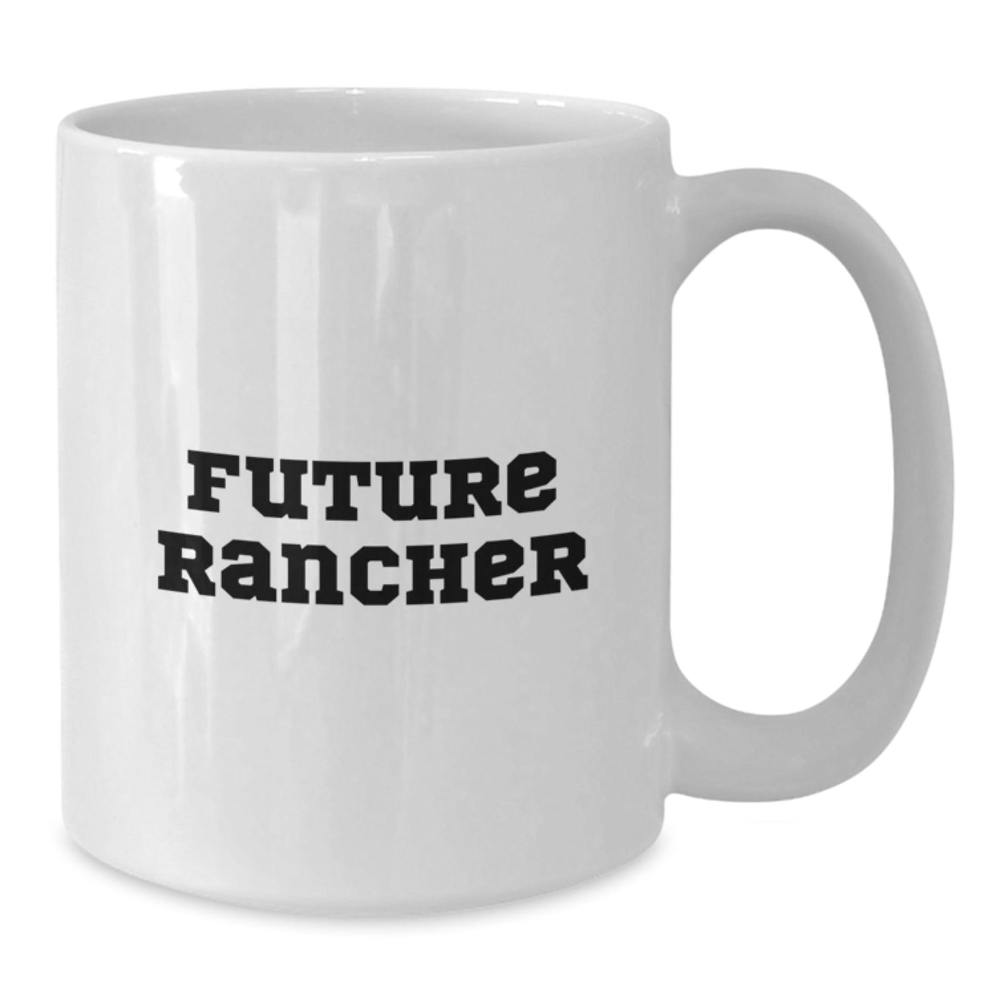 Funny Gifts from Friends to Future Rancher Men White Coffee Mug for Christmas - The Buy Boom