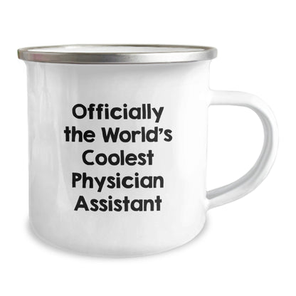 Funny Gifts from Friends to Physician Assistants - Officially The 'World's Coolest' Physician Assistant Camping Mug for Christmas - The Buy Boom