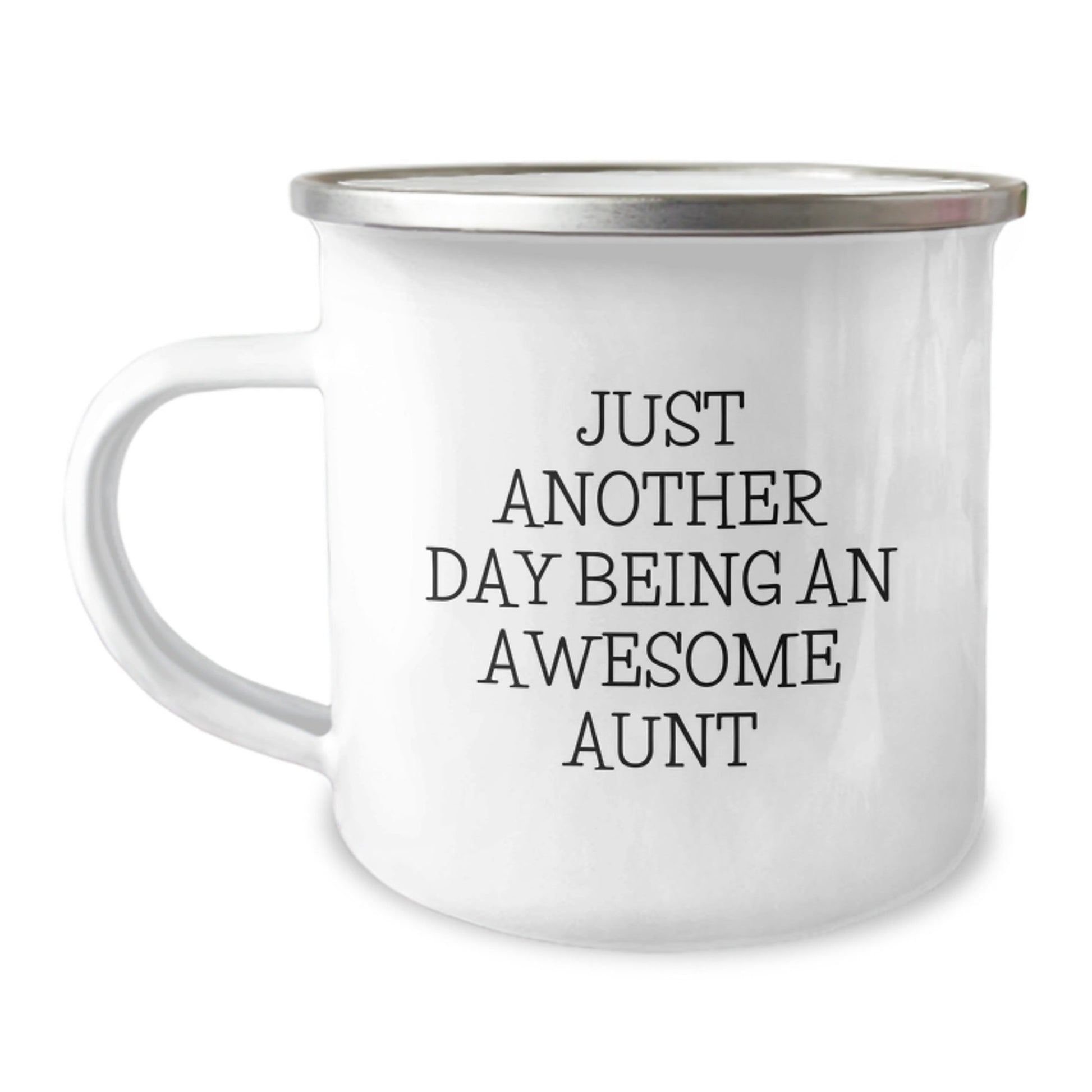 Funny Gifts from Men to Aunt, Camping Mug with Just Another Day Being An Awesome Aunt Quote, Unique Christmas Unique Gifts - The Buy Boom