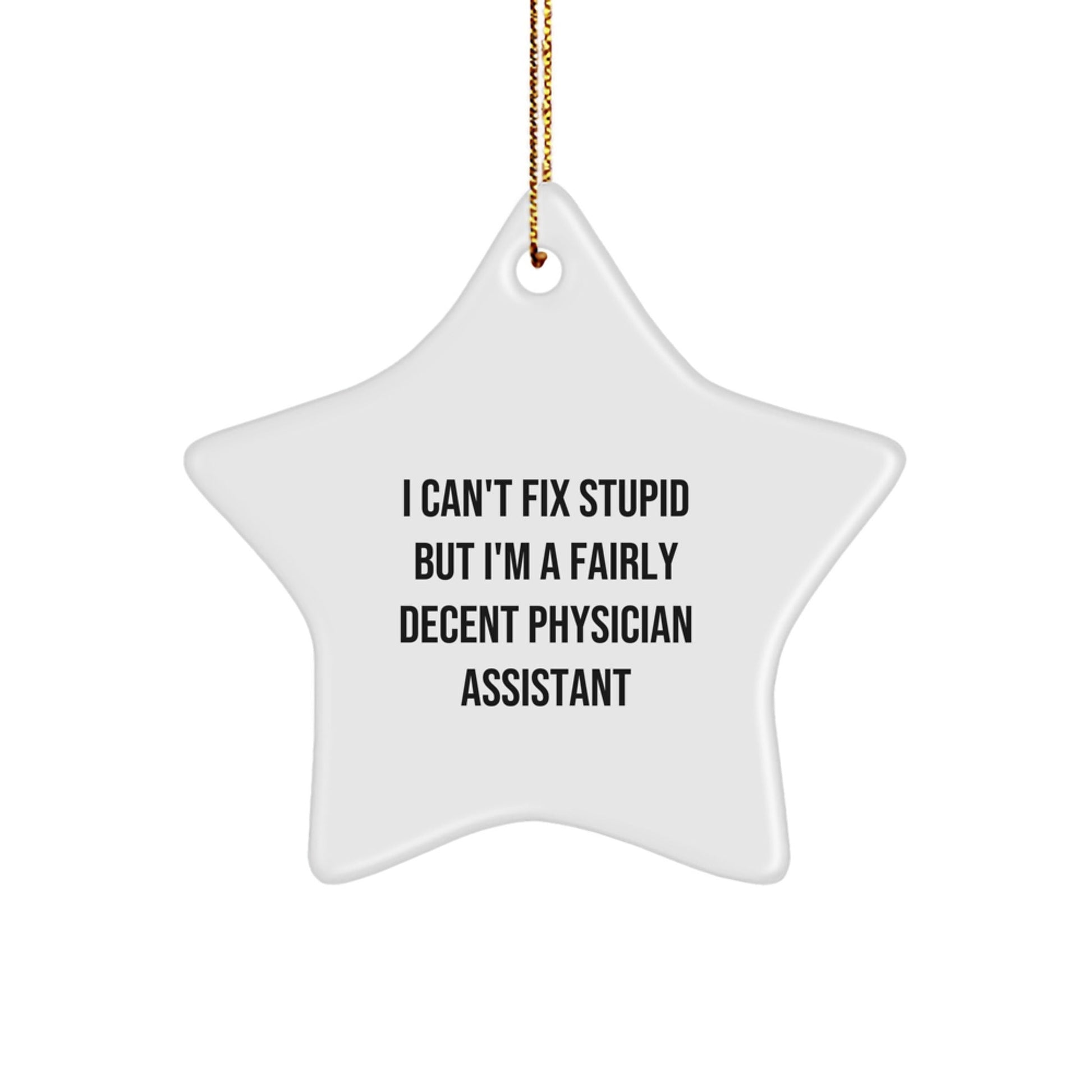 Funny Gifts from Physician Assistant Friends, Physician Assistant Star Ornament, Christmas Unique Gifts - The Buy Boom