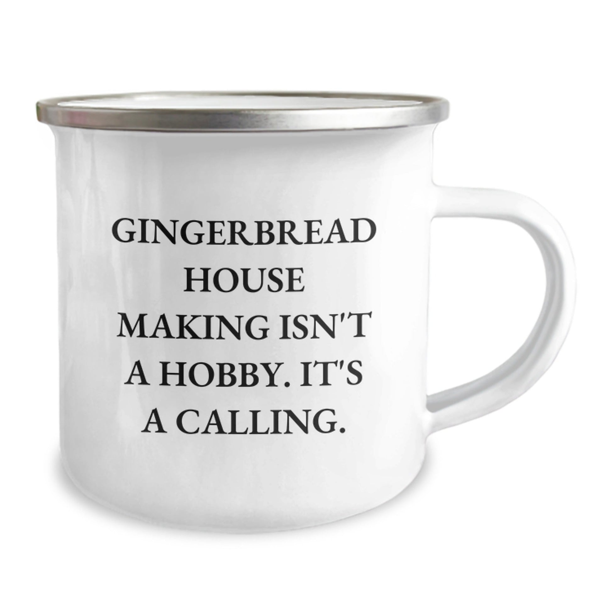 Funny Gingerbread House Making Gifts for Friends from Men, Unique Christmas Mugs for Gingerbread House Making Enthusiasts, Camping Mug Inspirational Quotes, Gifts for Gingerbread House Making Family - The Buy Boom