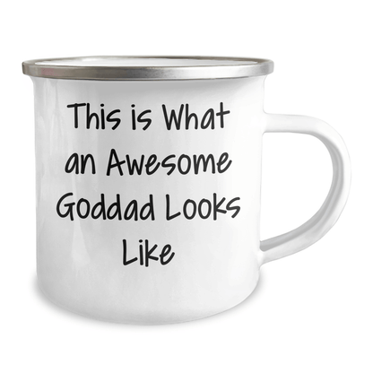 Funny Goddad Gifts, Father's Day Unique Camping Mug, 'This Is What An Awesome Goddad Looks Like', Gifts from Men, Gifts for Goddad - The Buy Boom