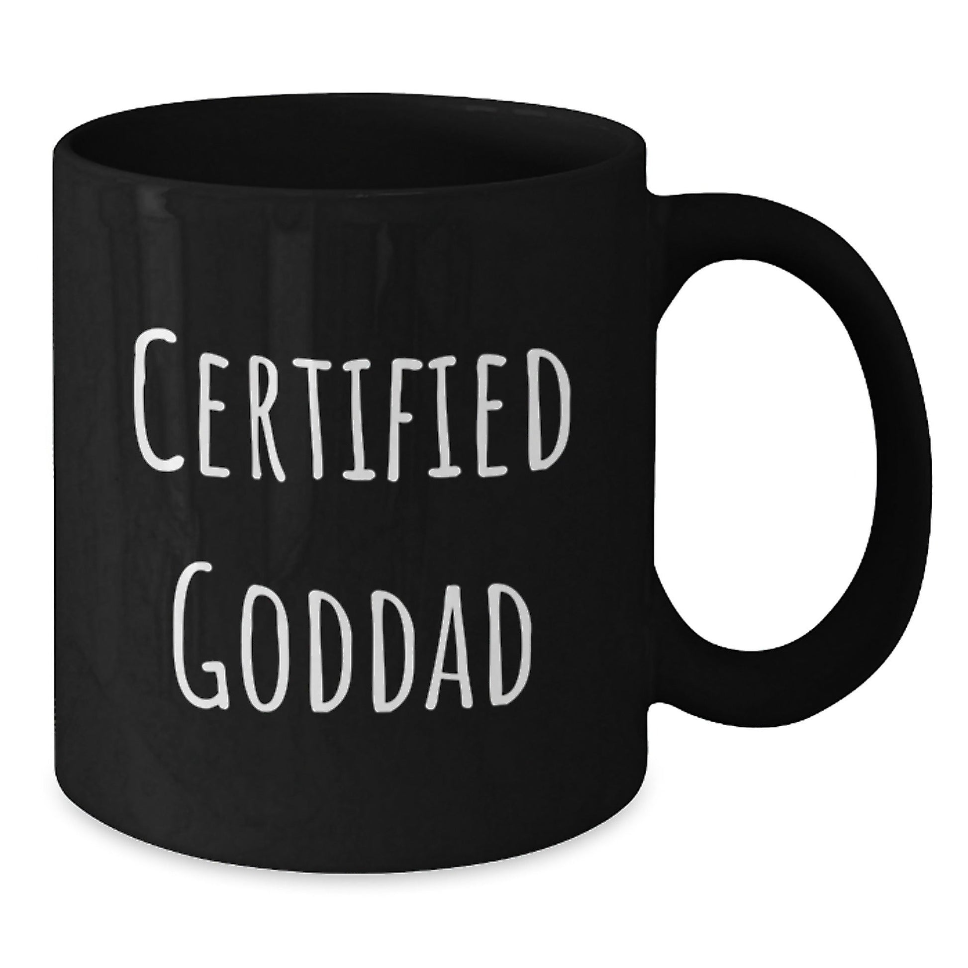 Funny Goddad Gifts for Men - Birthday Unique Gifts from Friends - Goddad Black Coffee Mug - The Buy Boom