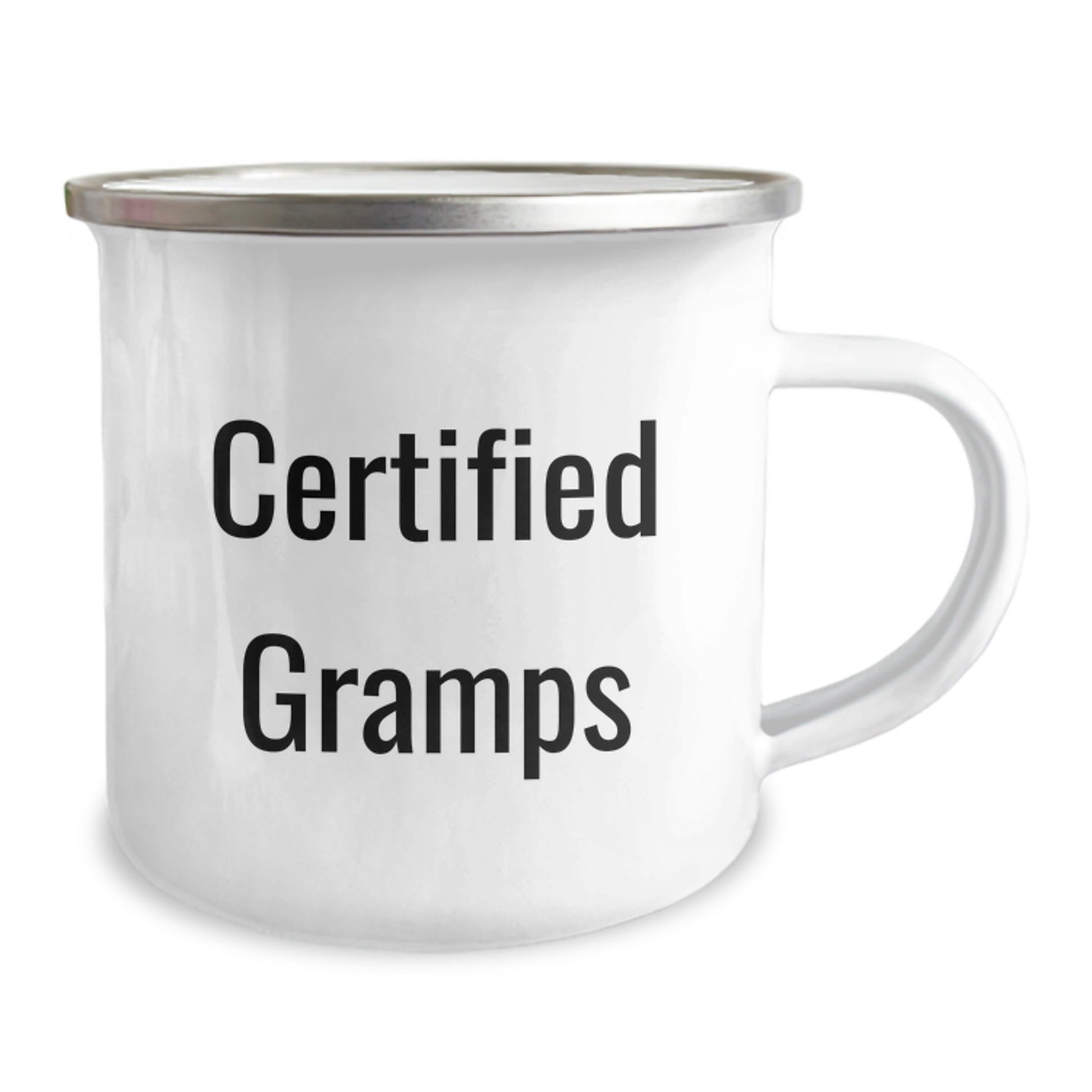 Funny Gramps Gifts for Men from Gramps to Gramps, Camping Mug for Graduation, 'Certified Gramps' Quote - The Buy Boom