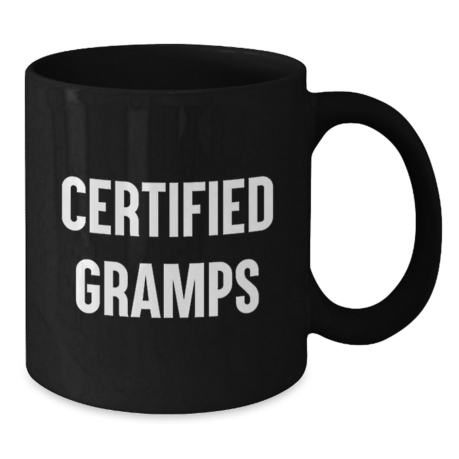 Funny Gramps Gifts from Men to Gramps on Graduation - Black Coffee Mug with Inspirational Quote - The Buy Boom
