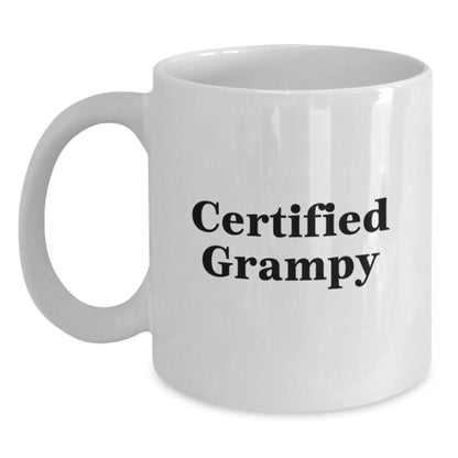 Funny Grampy Gifts - White Coffee Mug for Graduation from Men to Grampy, Perfect for Wife, Family, or Friends - The Buy Boom