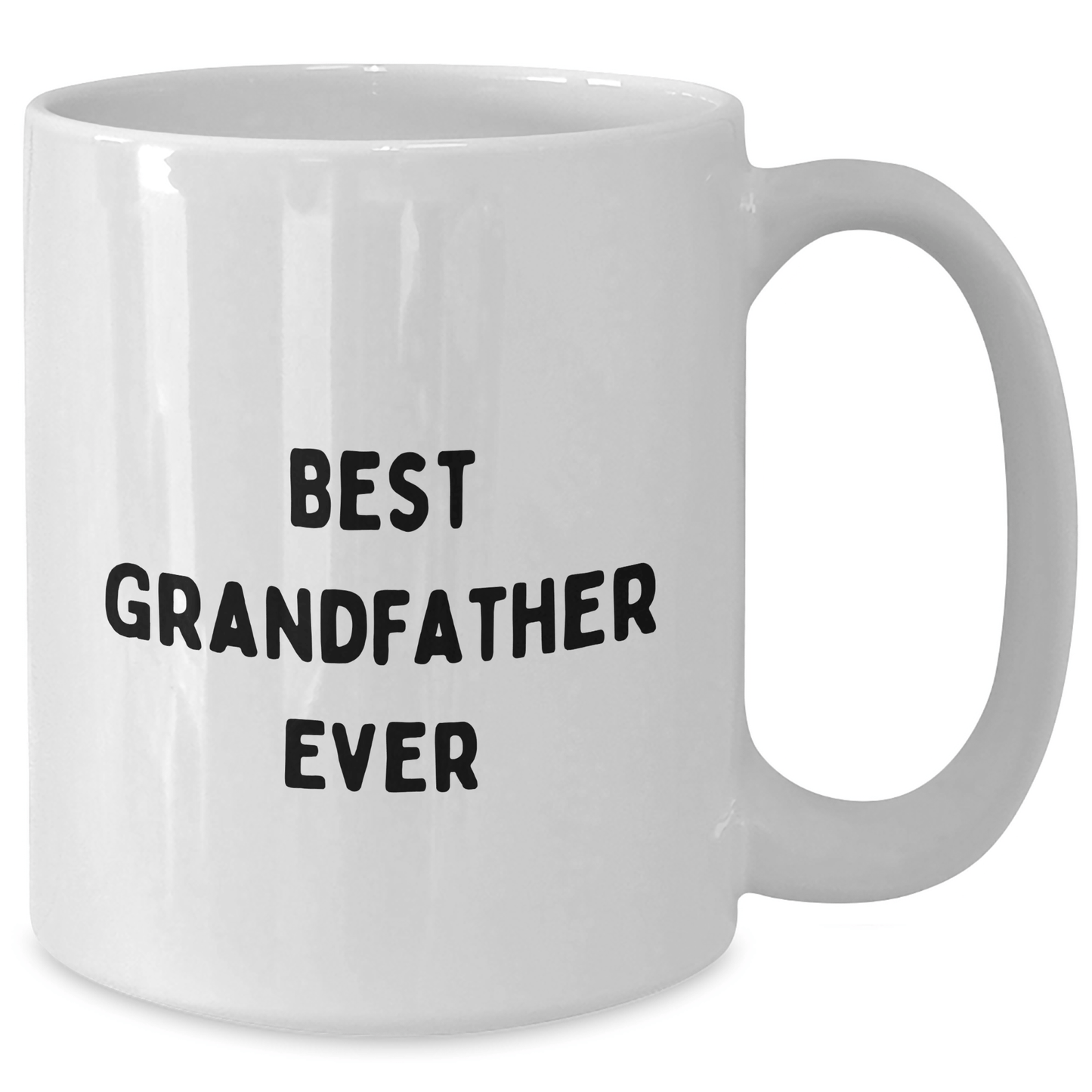 Funny Grandfather Gifts from Friends for Best Grandfather Ever White Coffee Mug, 11oz or 15oz - The Buy Boom