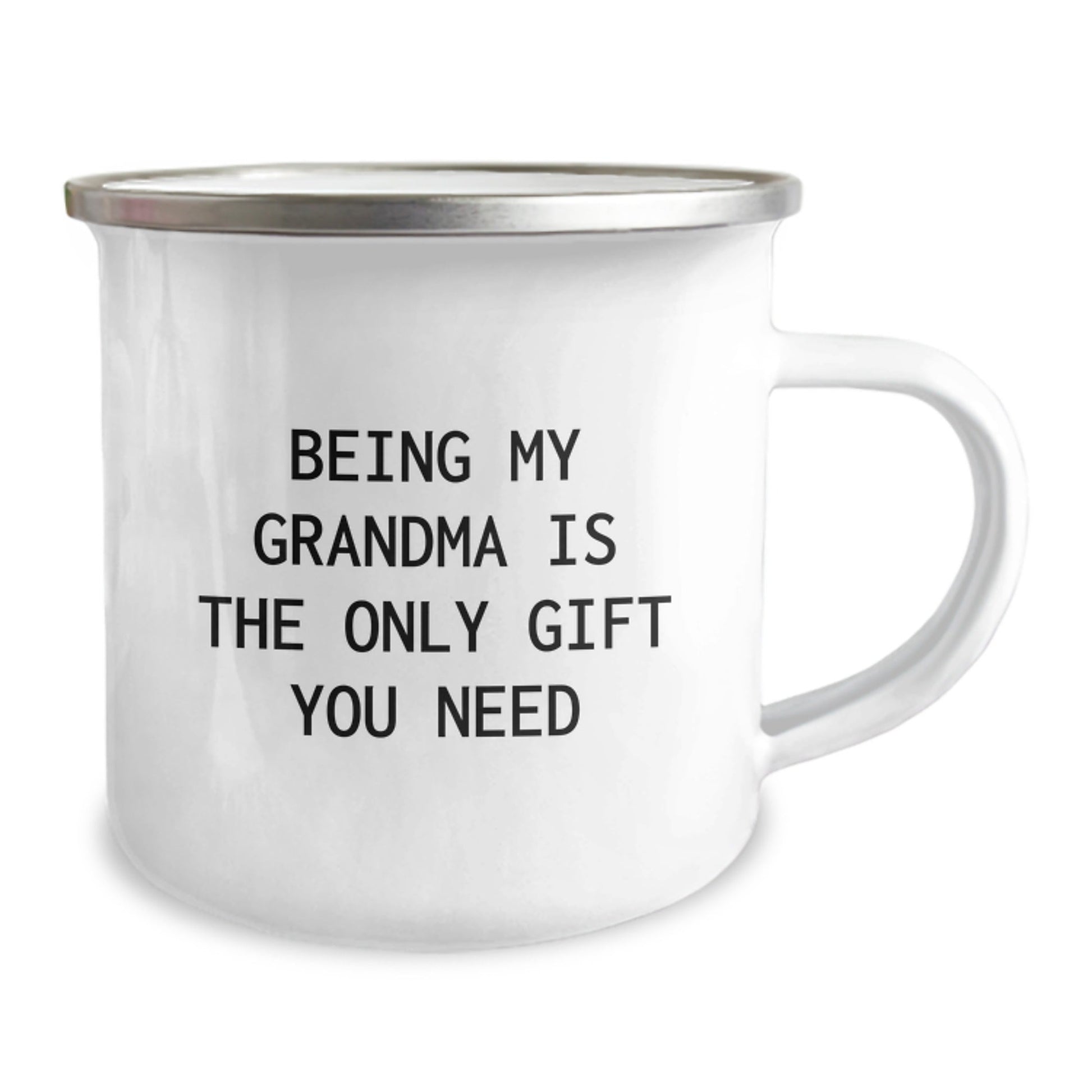 Funny Grandma Gifts for Her - Being My Grandma Is The Only Gift You Need, Christmas Unique Gifts from Family to Grandma, Grandma Camping Mug Stainless Steel - The Buy Boom