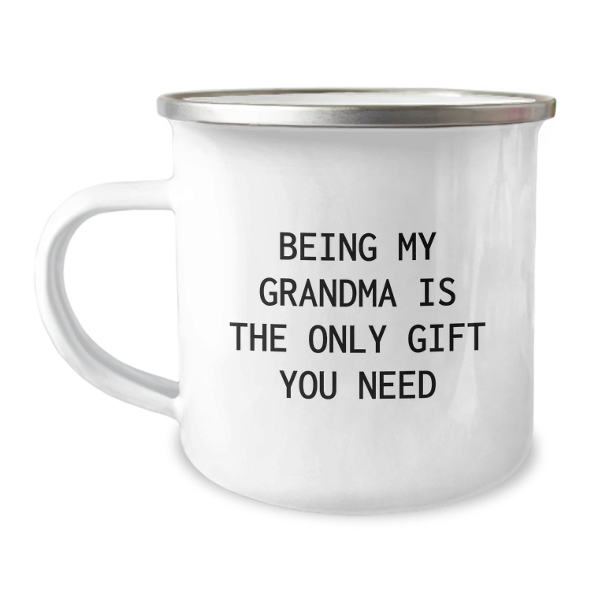 Funny Grandma Gifts for Her - Being My Grandma Is The Only Gift You Need, Christmas Unique Gifts from Family to Grandma, Grandma Camping Mug Stainless Steel - The Buy Boom