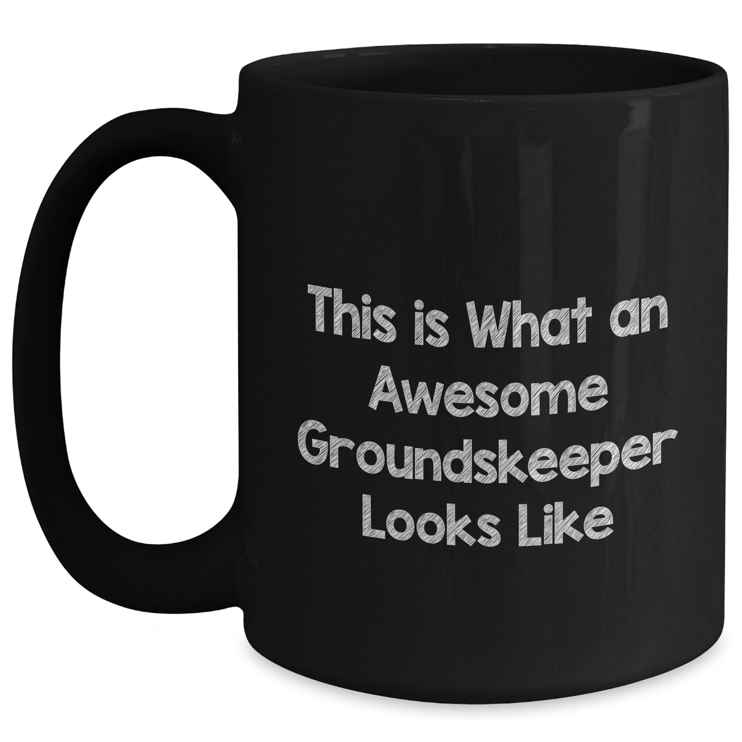Funny Groundskeeper Gift from Men – Black Coffee Mug 11oz or 15oz - The Buy Boom