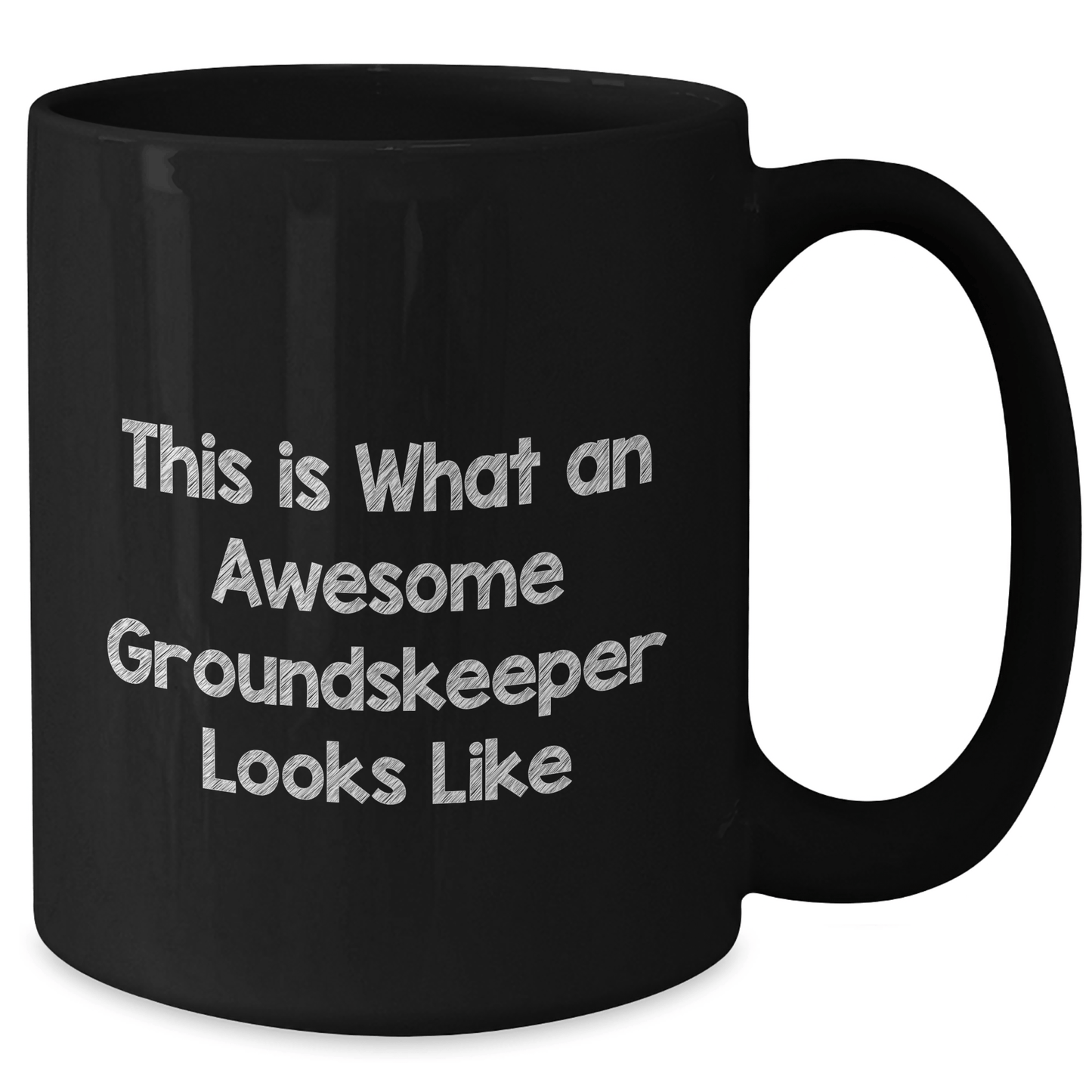 Funny Groundskeeper Gift from Men – Black Coffee Mug 11oz or 15oz - The Buy Boom