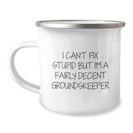 Funny groundskeeper Gifts for Christmas - Unique Camping Mug from Friends for Family Members - The Buy Boom