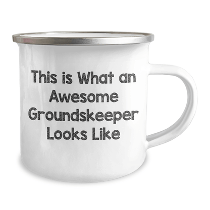 Funny groundskeeper Gifts for Men, Camping Mug with 'This Is What An Awesome groundskeeper Looks Like' Quote, Gifts from Men to groundskeeper, Father's Day Unique Gifts - The Buy Boom