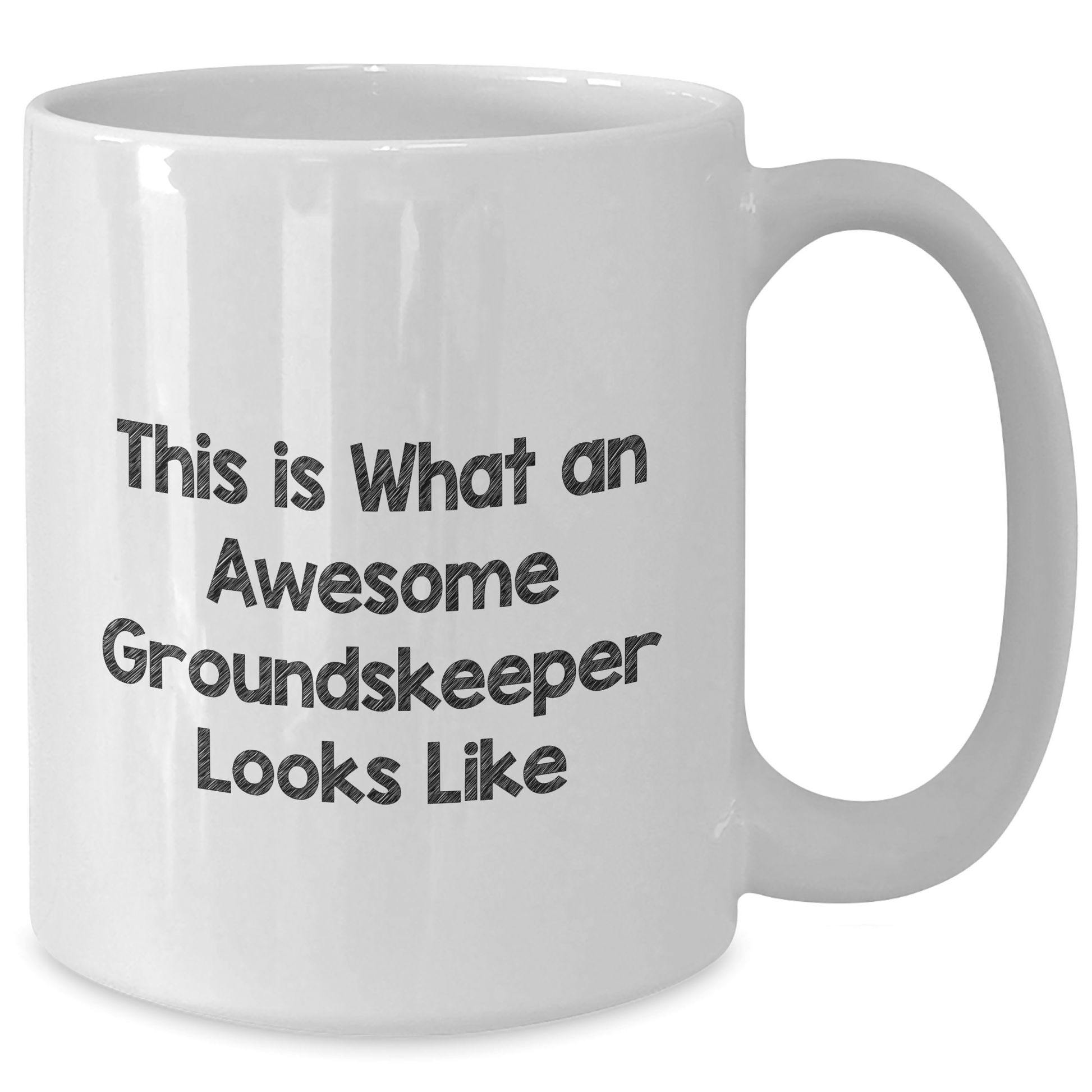 Funny groundskeeper Quote Mugs Gifts from Friends, Family, and Coworkers for groundskeeper, Unique White Coffee Mug for Father's Day - The Buy Boom