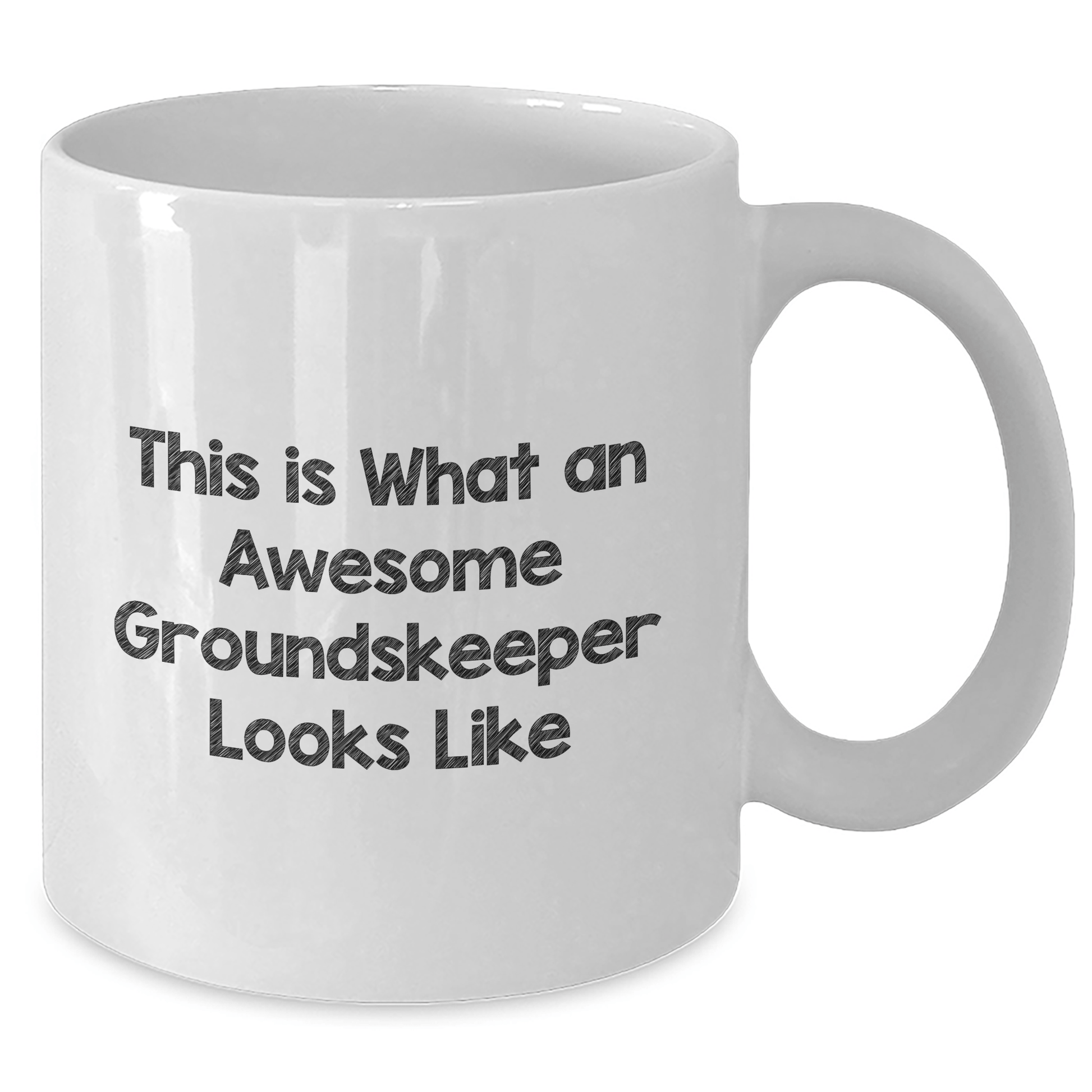 Funny groundskeeper Quote Mugs Gifts from Friends, Family, and Coworkers for groundskeeper, Unique White Coffee Mug for Father's Day - The Buy Boom