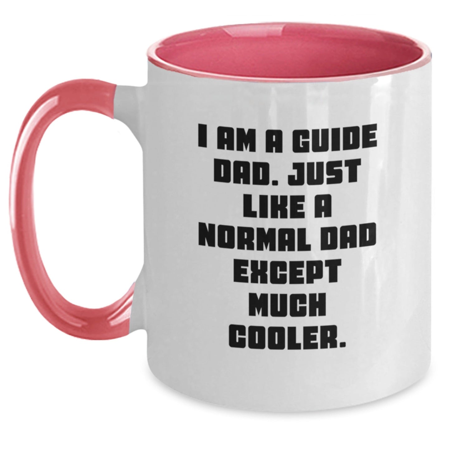 Funny Guide Dad Two Tone Coffee Mugs Gifts for Guide Men - Gift from Guide Dad - Christmas Unique Gifts - I Am A Guide Dad - Guide Gifts - The Buy Boom