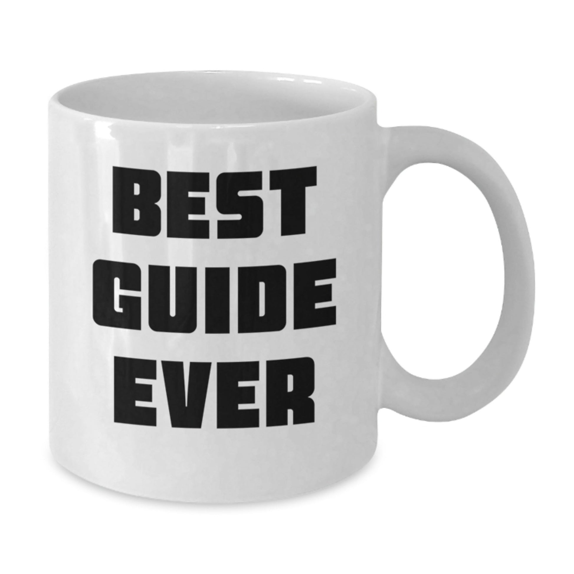 Funny Guide Gifts, Best Guide Ever White Coffee Mug, Graduation Unique Gifts from Friends - The Buy Boom