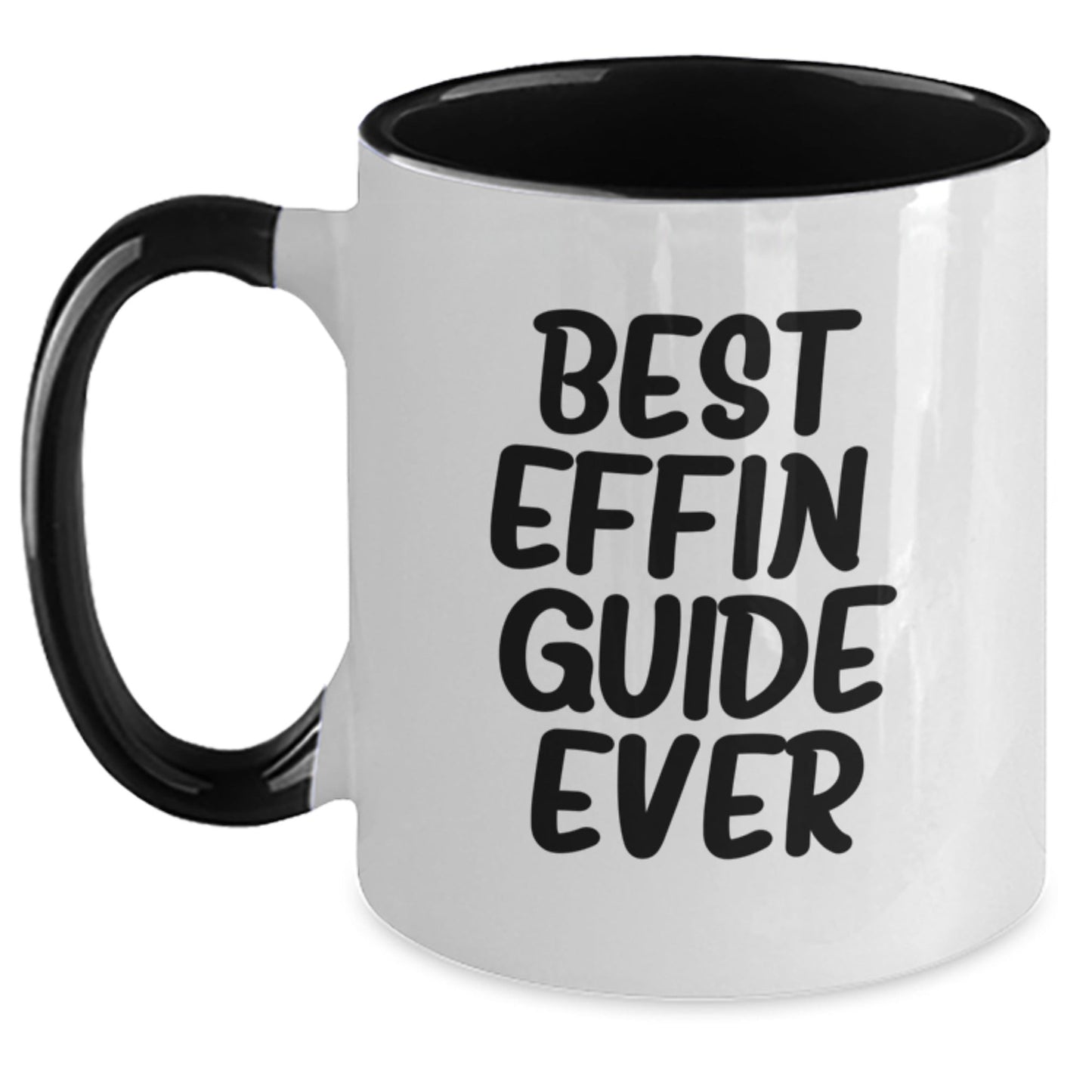 Funny Guide Gifts for Guide Lovers from Best Effin' Guide Ever, Unique Christmas Unique Gifts for Men, Women, Friends, or Coworkers, Two Tone Coffee Mug - The Buy Boom