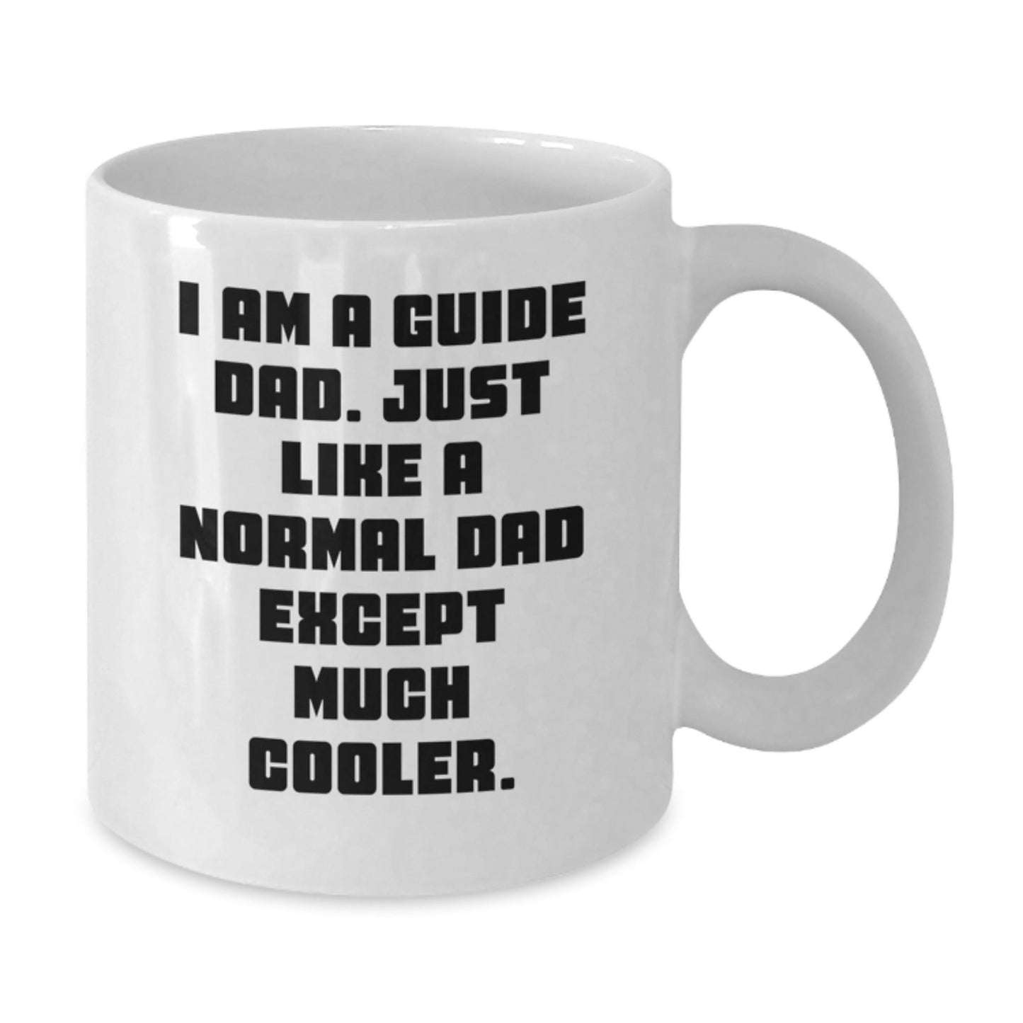 Funny Guide Gifts from Dad - White Coffee Mug for Christmas Unique Presents - The Buy Boom