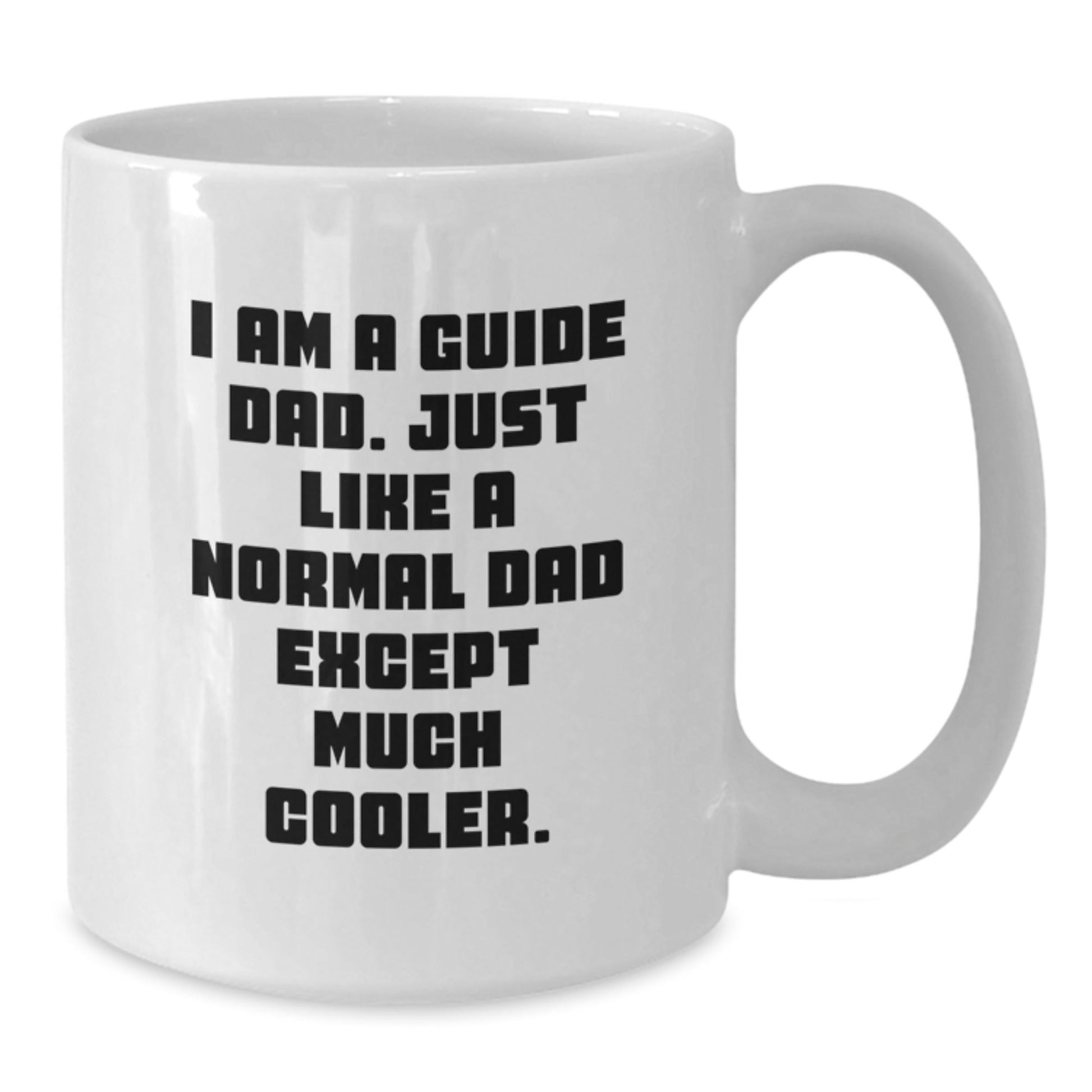 Funny Guide Gifts from Dad - White Coffee Mug for Christmas Unique Presents - The Buy Boom