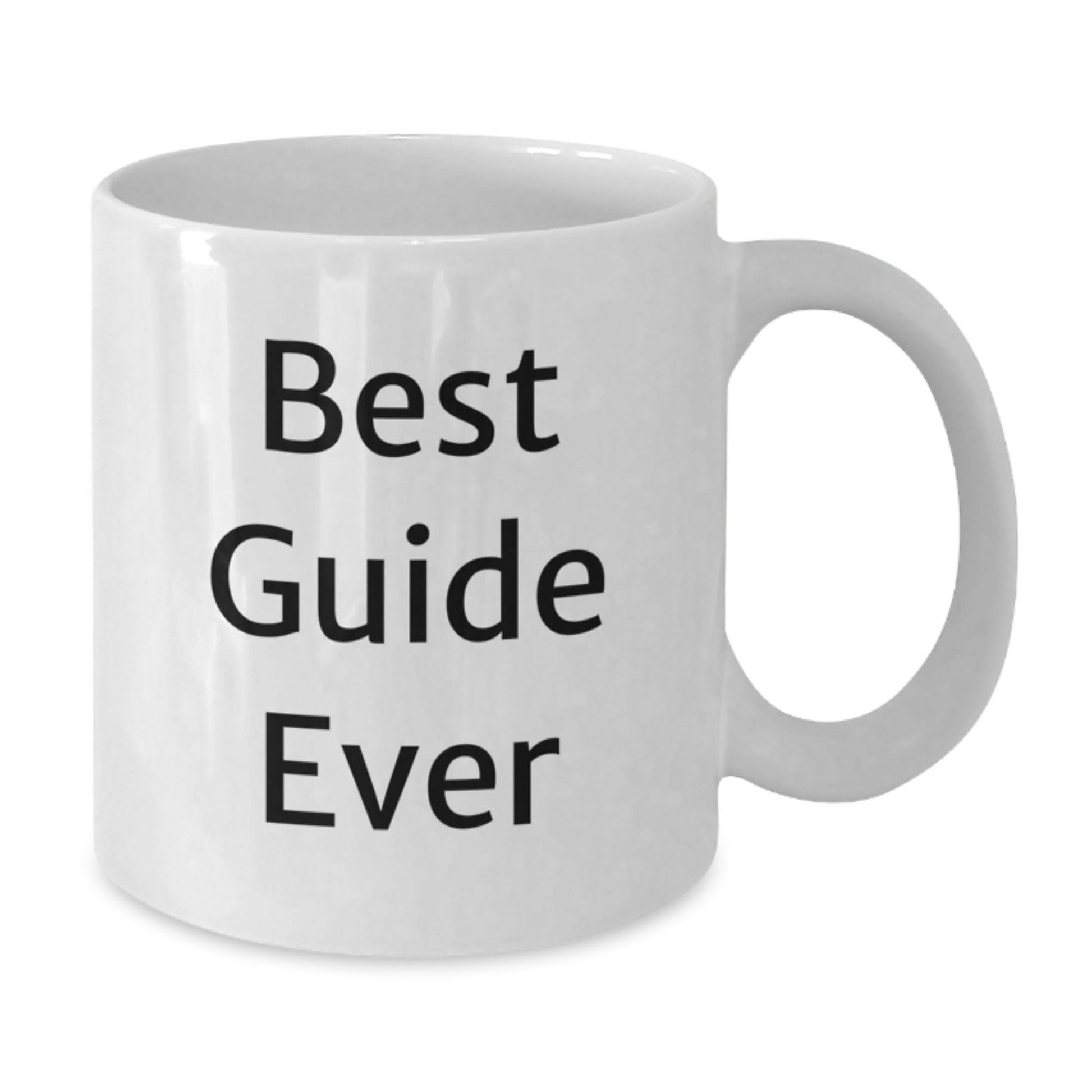 Funny Guide Gifts, Gifts from Friends, White Coffee Mug, 'Best Guide Ever' for Guide Lovers, Graduation Unique Gifts - The Buy Boom