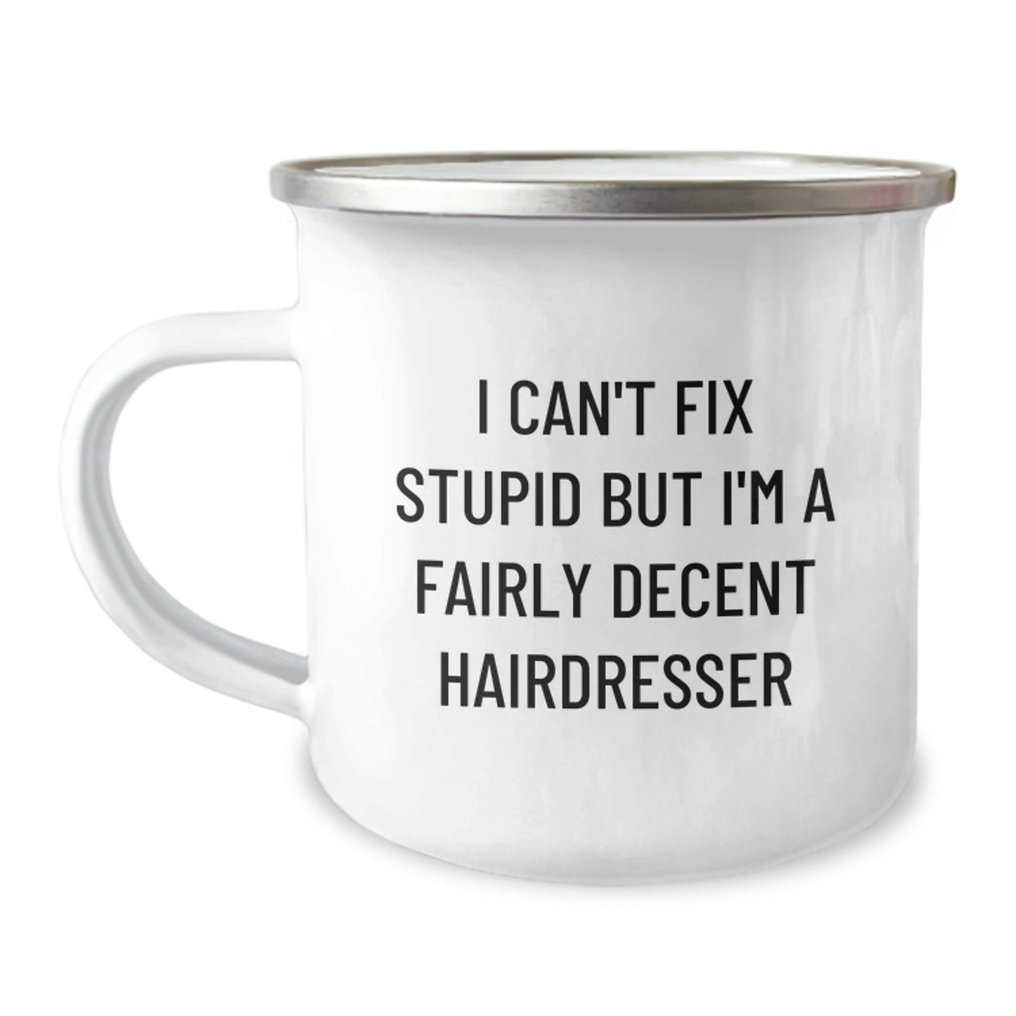 Funny Hairdresser Gifts for Women, Cute Camping Mug with Inspirational Quote for Hairdresser, Christmas Unique Gifts from Friends - The Buy Boom