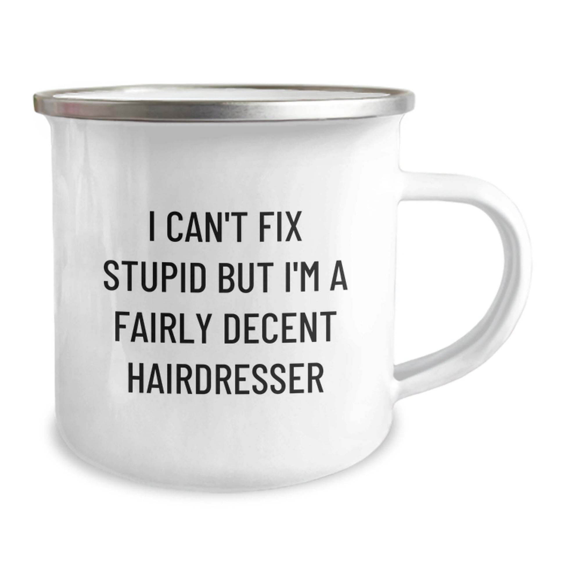 Funny Hairdresser Gifts for Women, Cute Camping Mug with Inspirational Quote for Hairdresser, Christmas Unique Gifts from Friends - The Buy Boom