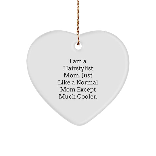 Funny Hairstylist Mom Gifts from Friends - Christmas Unique Ornament - The Buy Boom