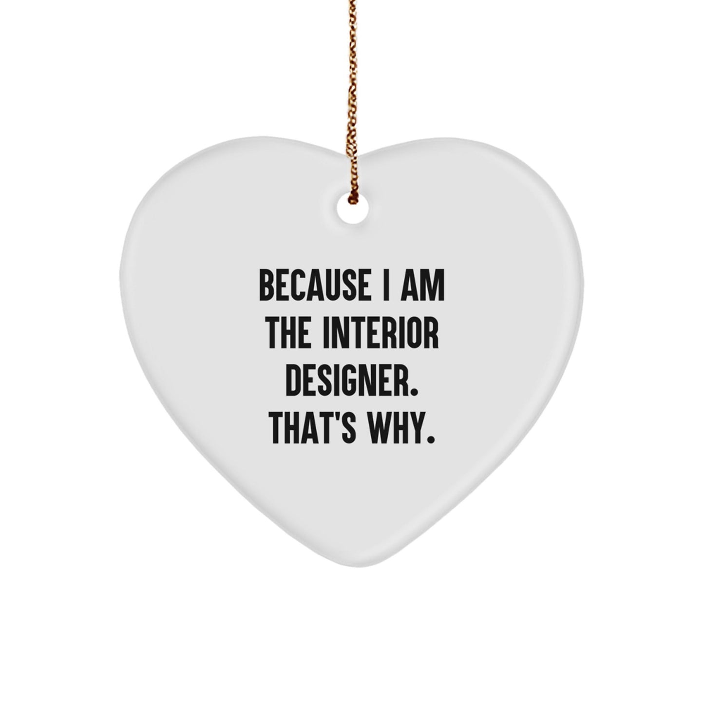Funny Heart Ornament Gifts from Interior Designers to Friends and Family, Unique Christmas Decorations for Home - The Buy Boom
