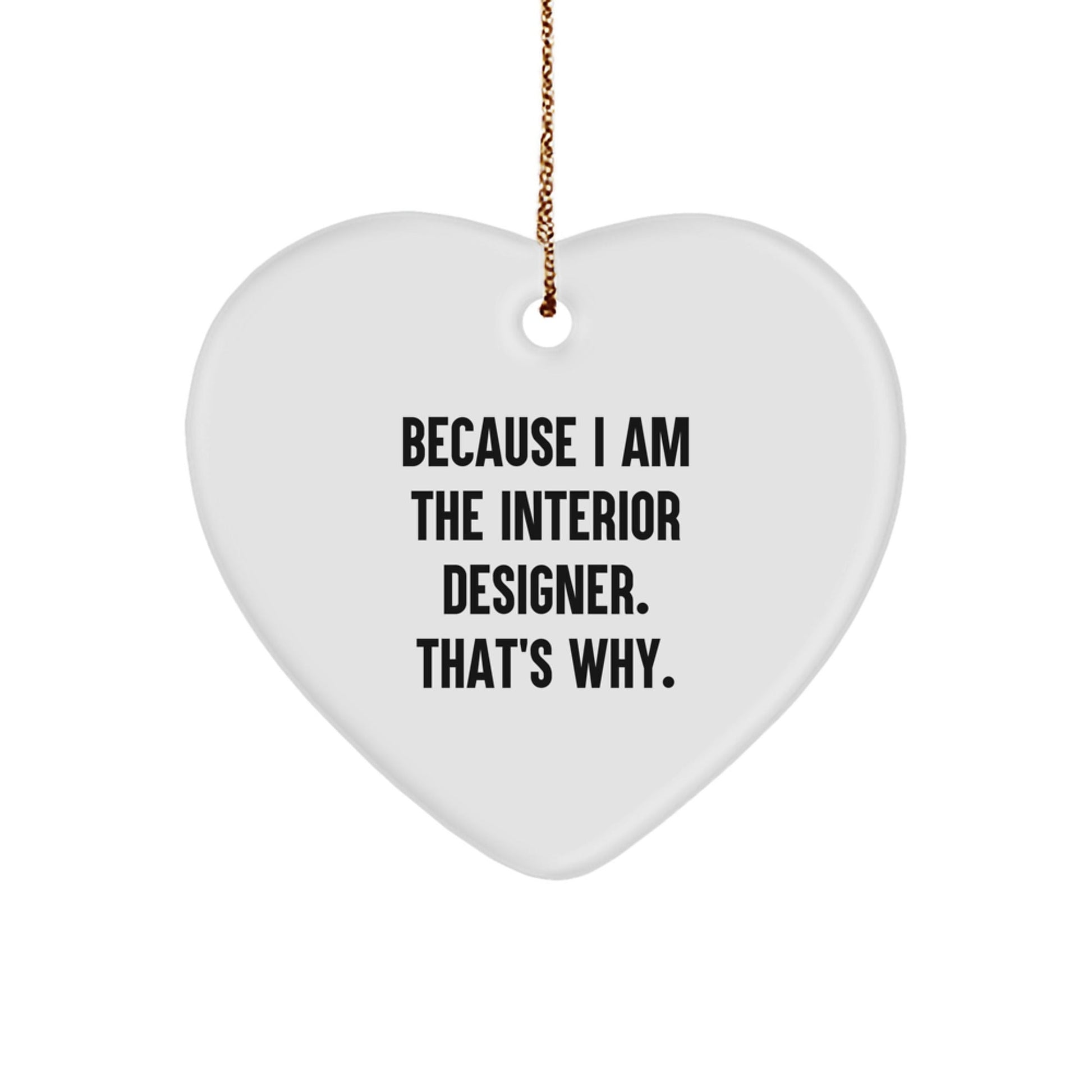 Funny Heart Ornament Gifts from Interior Designers to Friends and Family, Unique Christmas Decorations for Home - The Buy Boom