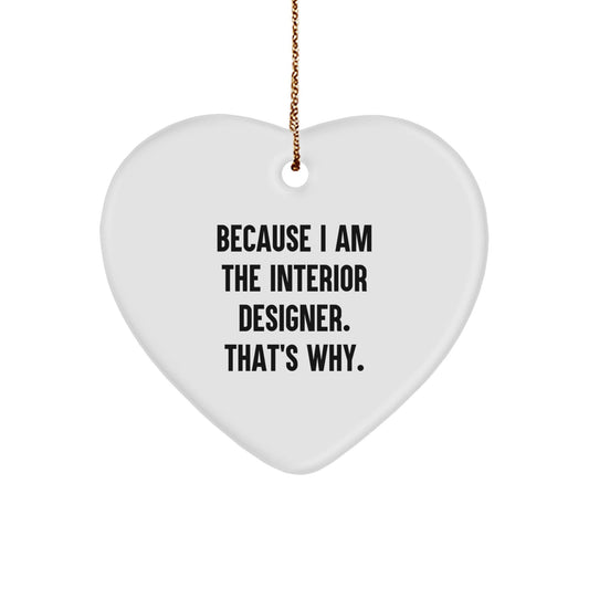 Funny Heart Ornament Gifts from Interior Designers to Friends and Family, Unique Christmas Decorations for Home - The Buy Boom