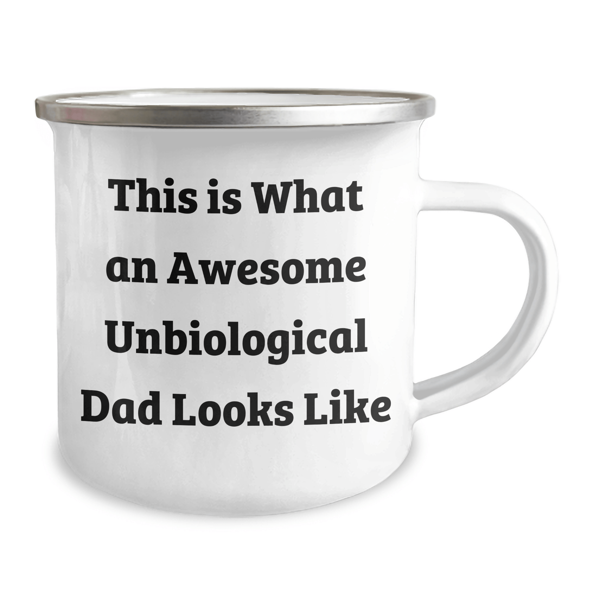 Funny, Heartwarming Unbiological Dad Gifts, This Is What An Awesome Unbiological Dad Looks Like, Camping Mug, Perfect for Father's Day, Gifts from Men to Unbiological Dad - The Buy Boom