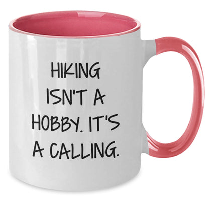 Funny Hiking Gifts for Men and Women - Two Tone Coffee Mugs - Gifts from Friends and Family for Christmas Unique Present - The Buy Boom