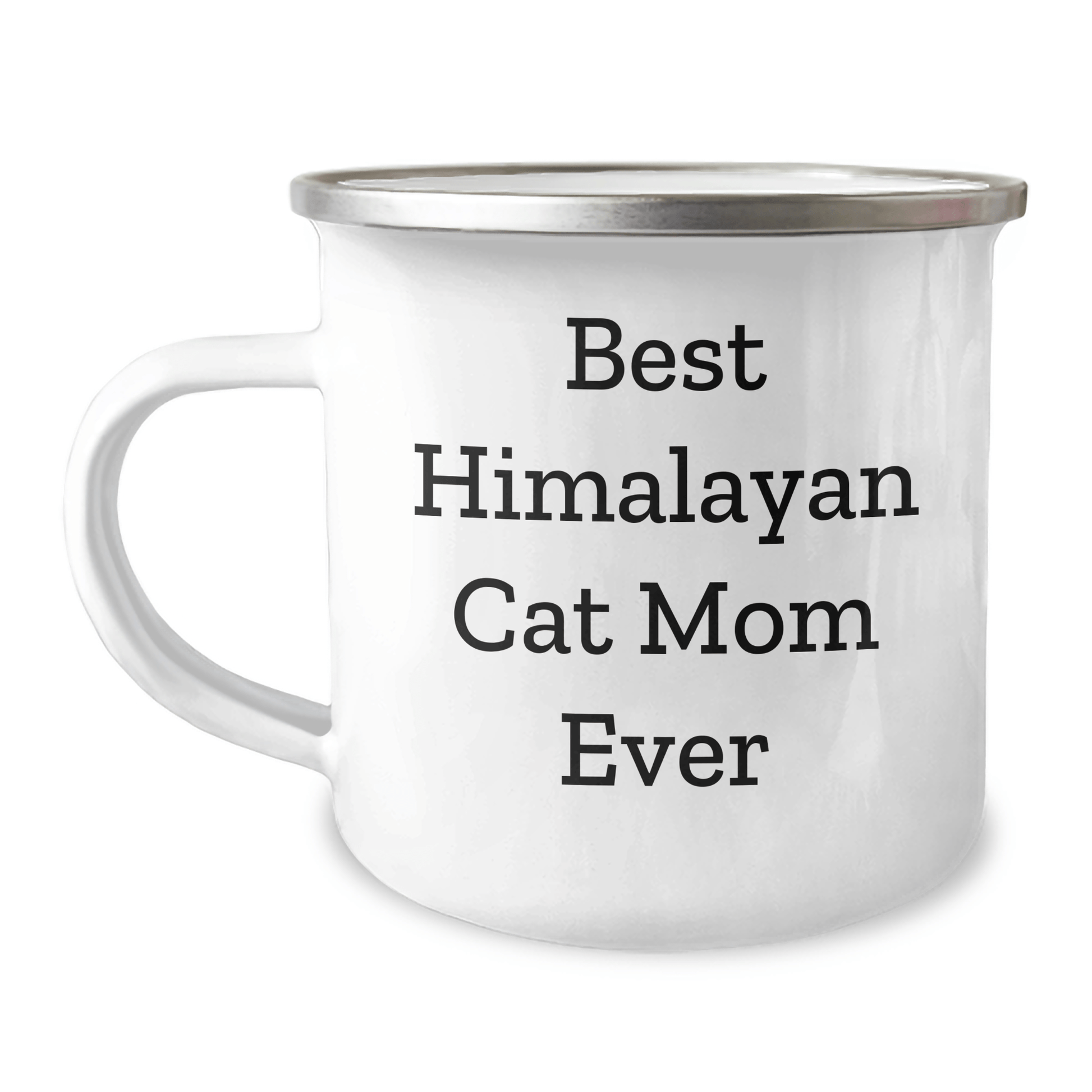 Funny Himalayan Cat Mom Gifts from Dad for Best Dad on Father's Day - 12 oz Stainless Steel Camping Mug - The Buy Boom