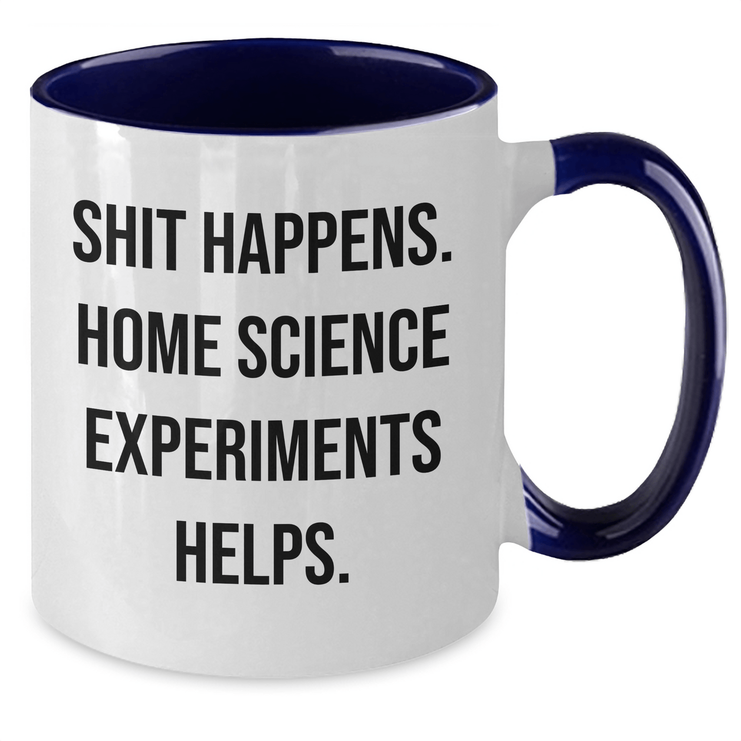 Funny Home Science Mug – “Shit Happens, Science Helps” Gift - The Buy Boom