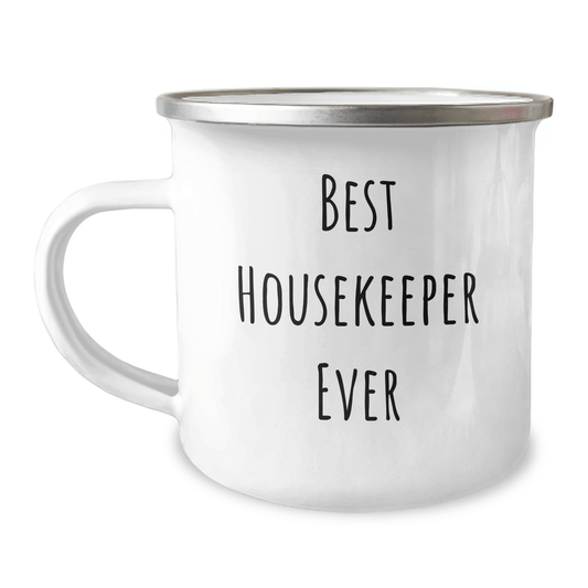 Funny Housekeeper Gifts - Best Housekeeper Ever Camping Mug for Dad's Special Day - Gifts from Family and Friends - Unique Men's Father's Day Presents - The Buy Boom