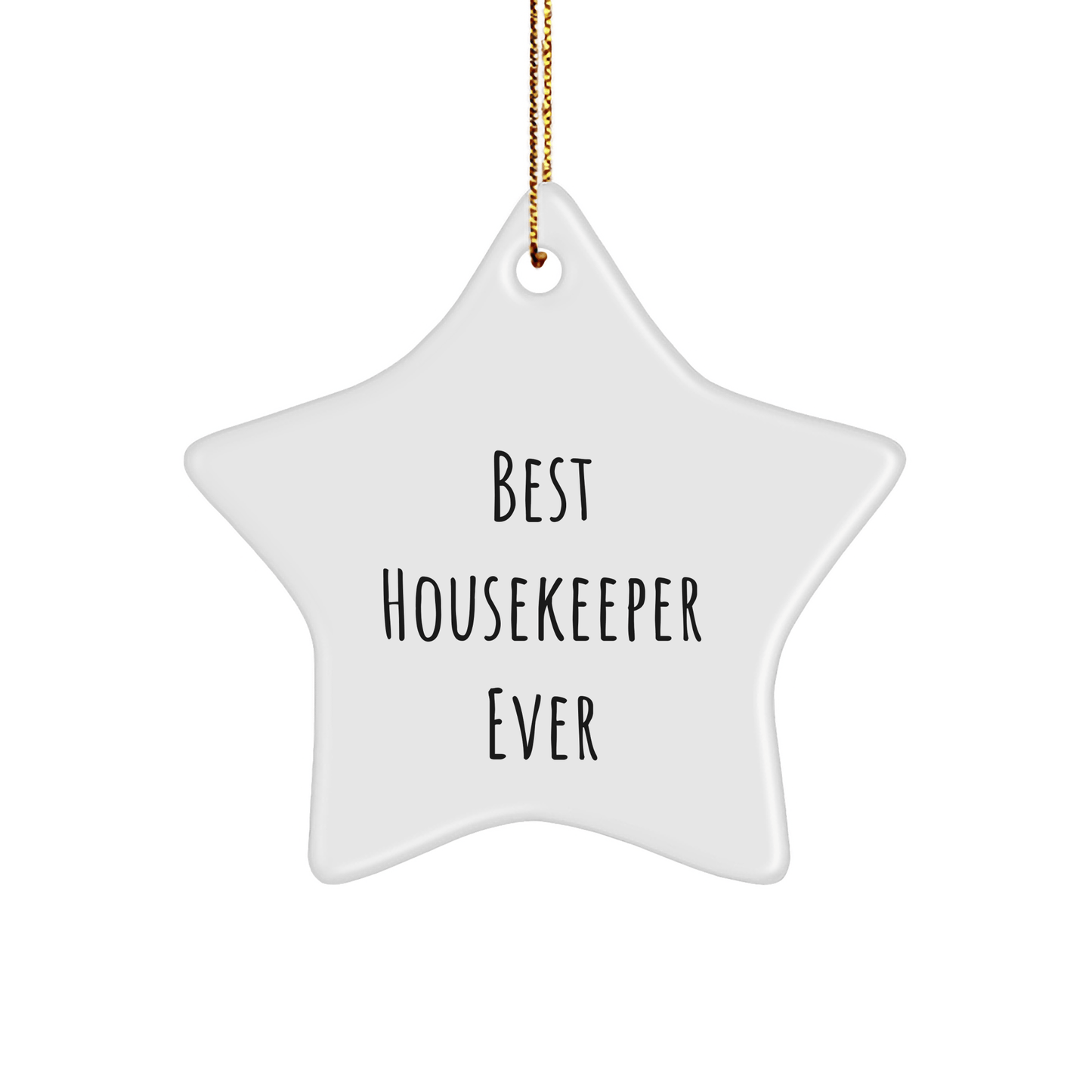 Funny Housekeeper Gifts from Best Ever Friends - Star Ornament for Christmas - The Buy Boom
