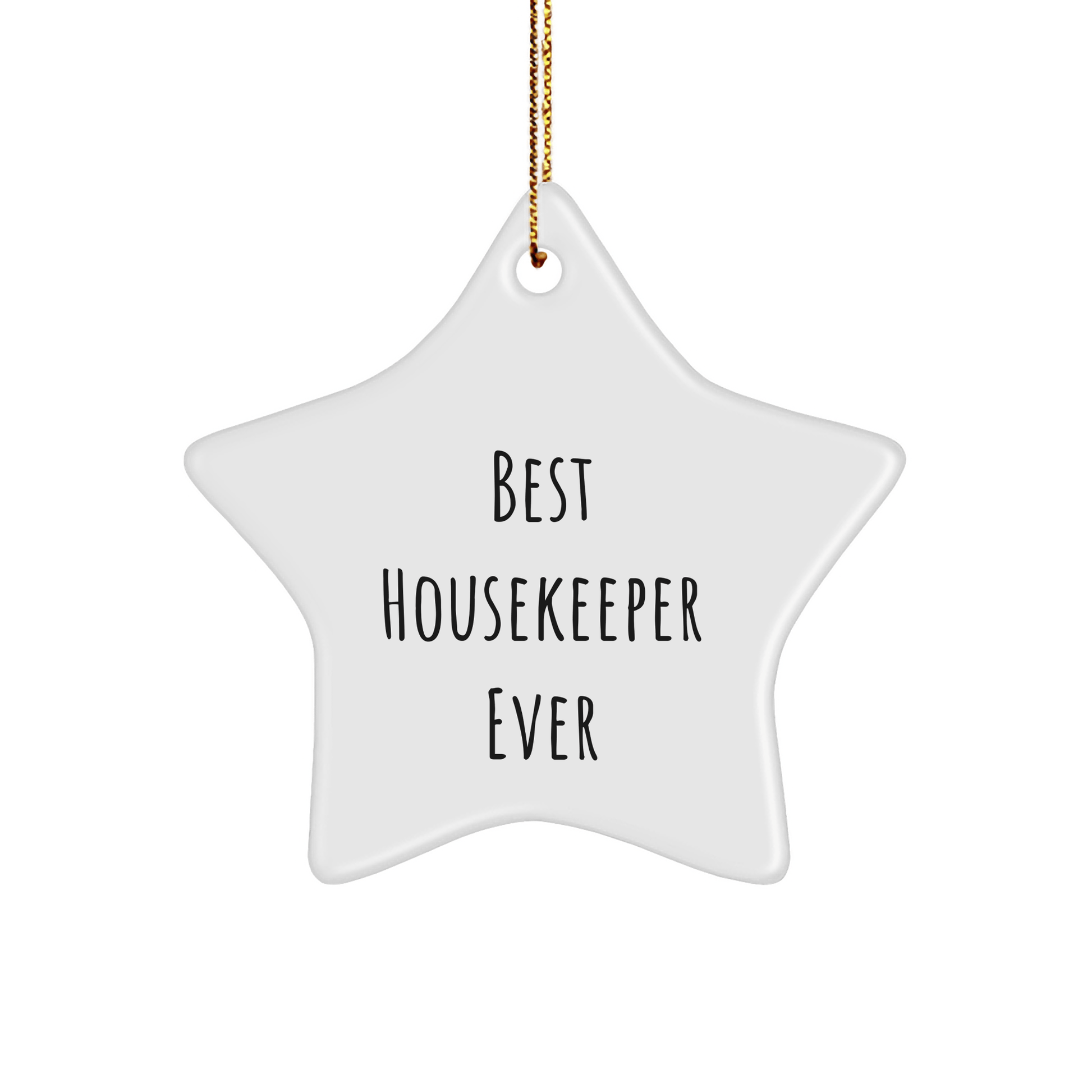 Funny Housekeeper Gifts from Best Ever Friends - Star Ornament for Christmas - The Buy Boom