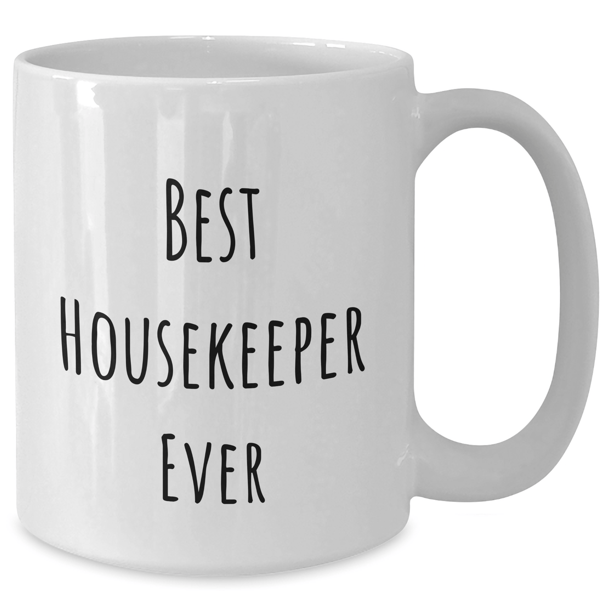 Funny Housekeeper Gifts from Men to Housekeeper Best Ever - White Coffee Mug for Father's Day - The Buy Boom