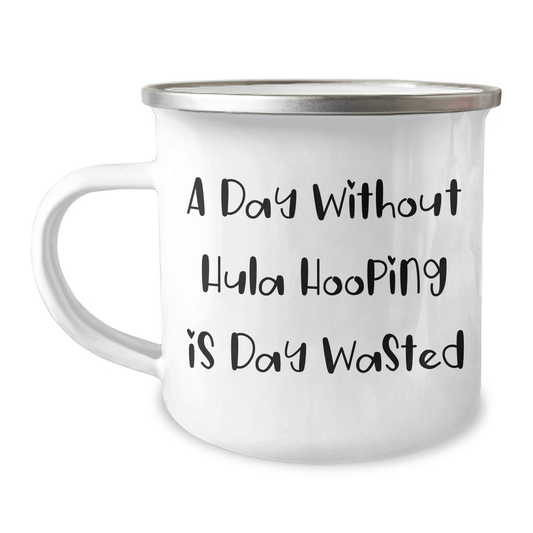 Funny Hula Hooping Dad Mug – Unique Father's Day 12oz Camping Cup - The Buy Boom