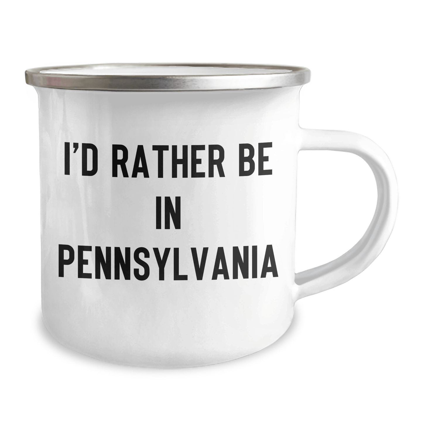 Funny 'I'd Rather Be In Pennsylvania' Camping Mug Gifts from Men to Pennsylvania Friends and Family for Father's Day - The Buy Boom
