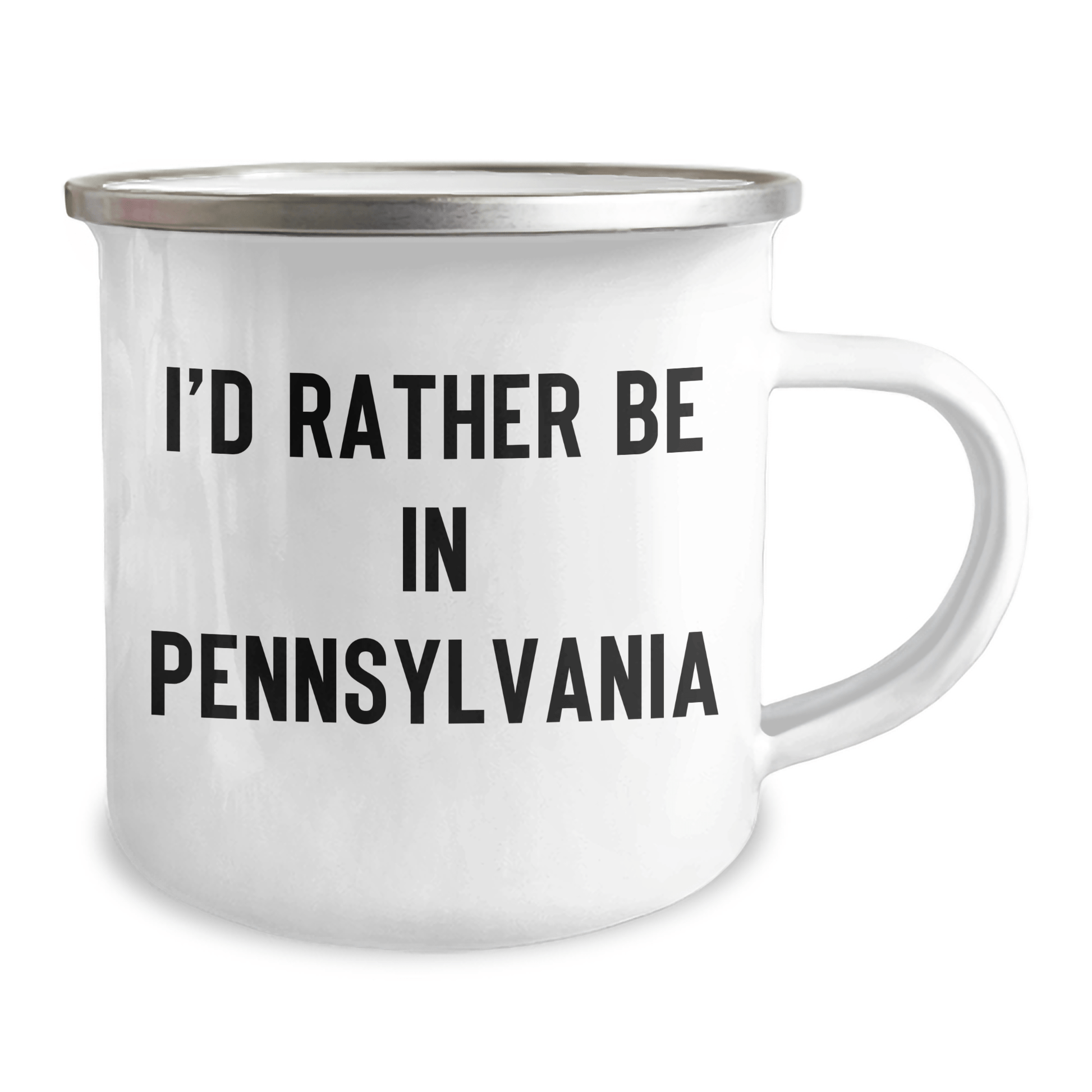 Funny 'I'd Rather Be In Pennsylvania' Camping Mug Gifts from Men to Pennsylvania Friends and Family for Father's Day - The Buy Boom
