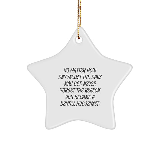 Funny Inspirational Dental Hygienist Gifts from Friends for Christmas Star Ornament, Gifts for Dental Hygienist Men Women - The Buy Boom
