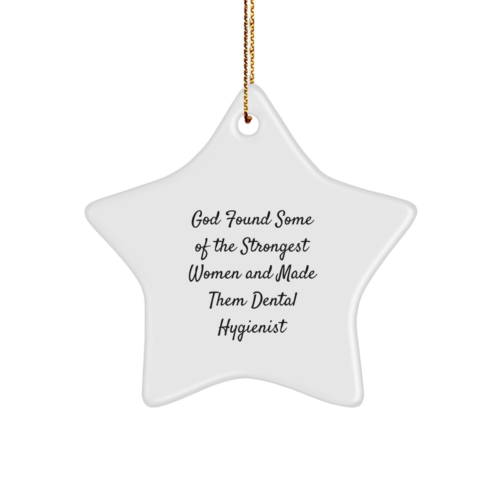Funny Inspirational Dental Hygienist Star Ornament Gifts from Friends and Family - Christmas Unique Gifts for Women - The Buy Boom