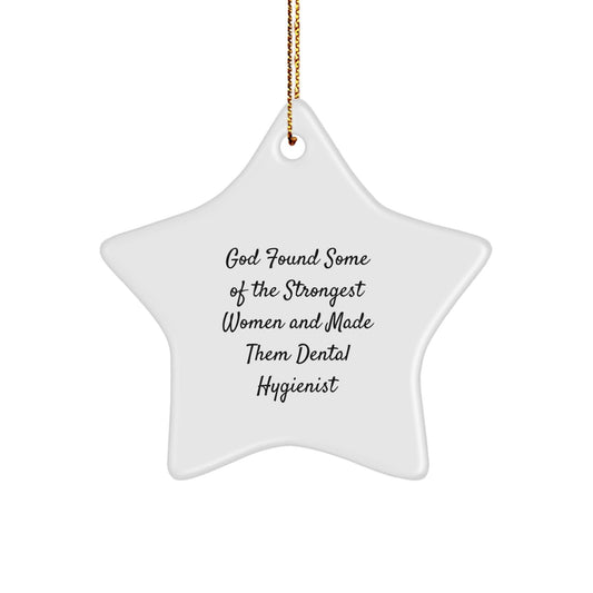 Funny Inspirational Dental Hygienist Star Ornament Gifts from Friends and Family - Christmas Unique Gifts for Women - The Buy Boom