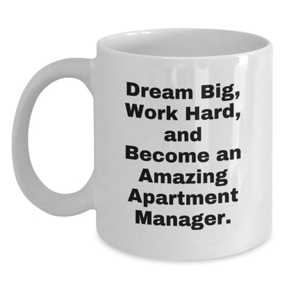 Funny Inspirational Gifts for Apartment Managers Christmas Unique White Coffee Mugs Gifts from Friends Family Coworkers - The Buy Boom