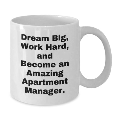 Funny Inspirational Gifts for Apartment Managers Christmas Unique White Coffee Mugs Gifts from Friends Family Coworkers - The Buy Boom