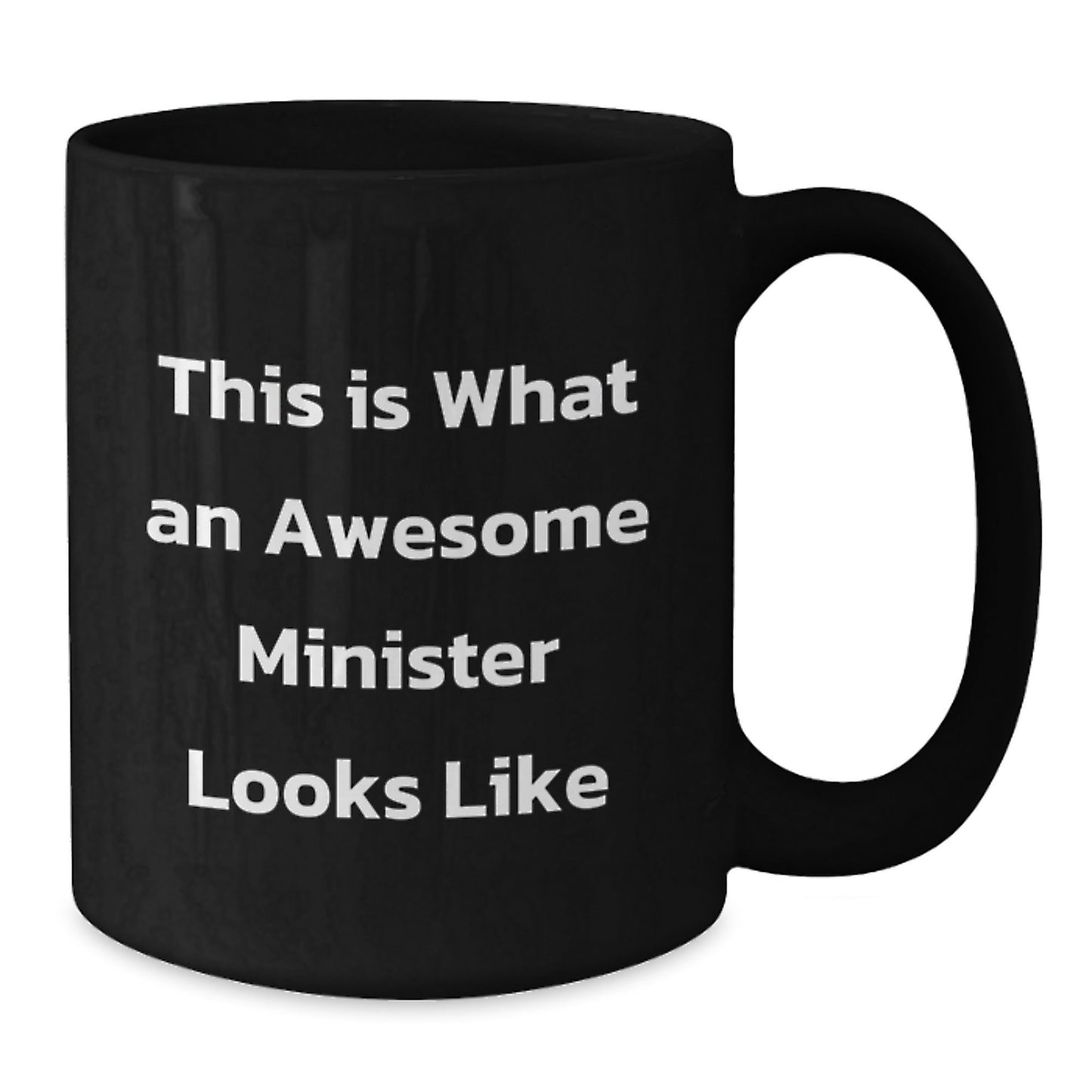 Funny Inspirational Gifts for Minister from Men to Friends, Black Coffee Mug for Graduation - The Buy Boom