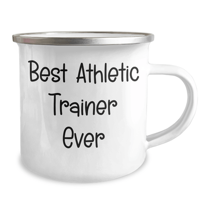 Funny Inspirational Gifts from Friends for Best Athletic Trainer Ever, Camping Mug for Graduation - The Buy Boom